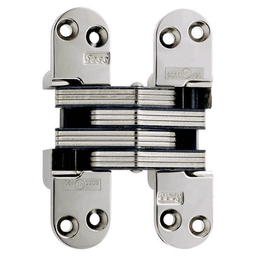 218 Invisible 180° Opening Hinge, Bright Nickel