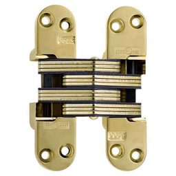 218 Invisible 180° Opening Hinge, Bright Brass