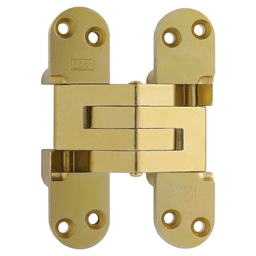 2" 220H Invisible Hercules Hinge, Satin Brass