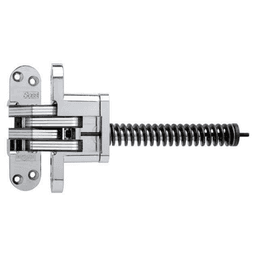 2" 220IC Invisible Closer Hinge, Satin Chrome