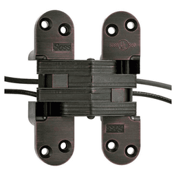 2" 220PT Invisible Power Transfer Hinge, Oil Rubbed Brone