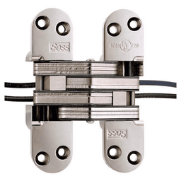 2" 220PT Invisible Power Transfer Hinge, Bright Nickel