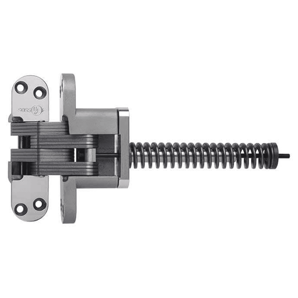 2" 220SSIC Invisible Closer Hinge, Bright Stainless Steel