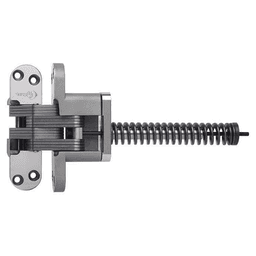 2" 220SSIC Invisible Closer Hinge, Bright Stainless Steel