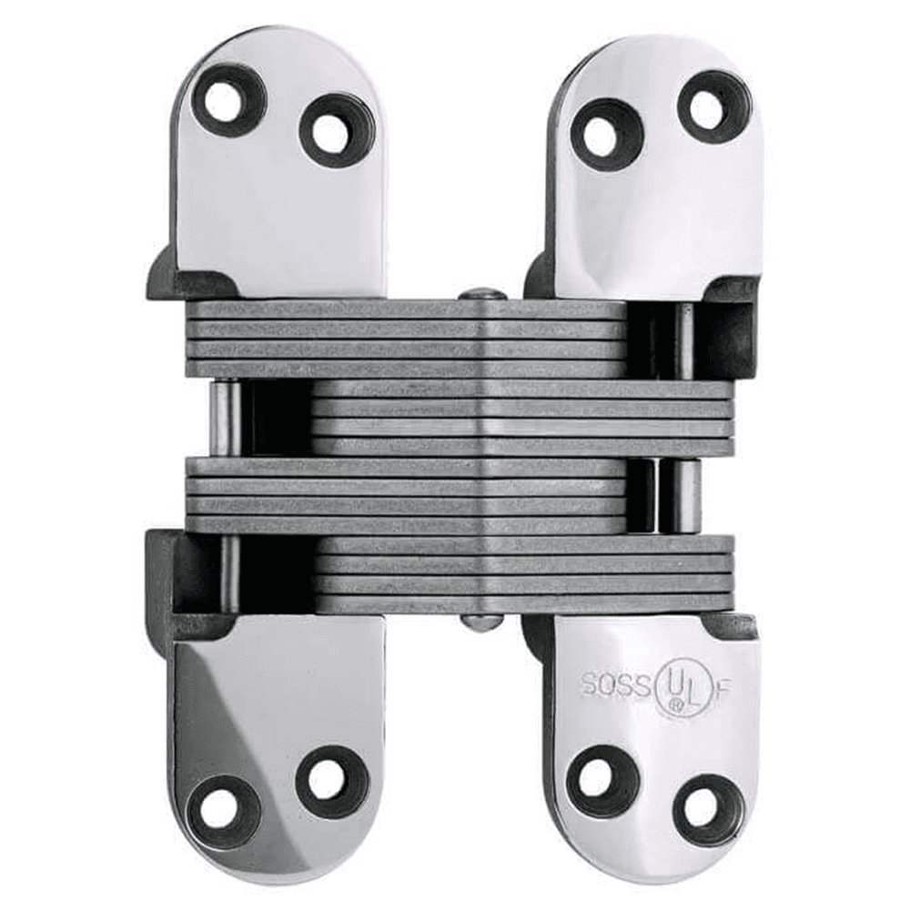 2" 220SS Invisible Hinge, Bright Stainless Steel