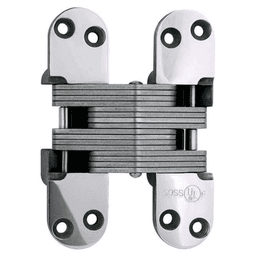 2" 220SS Invisible Hinge, Bright Stainless Steel