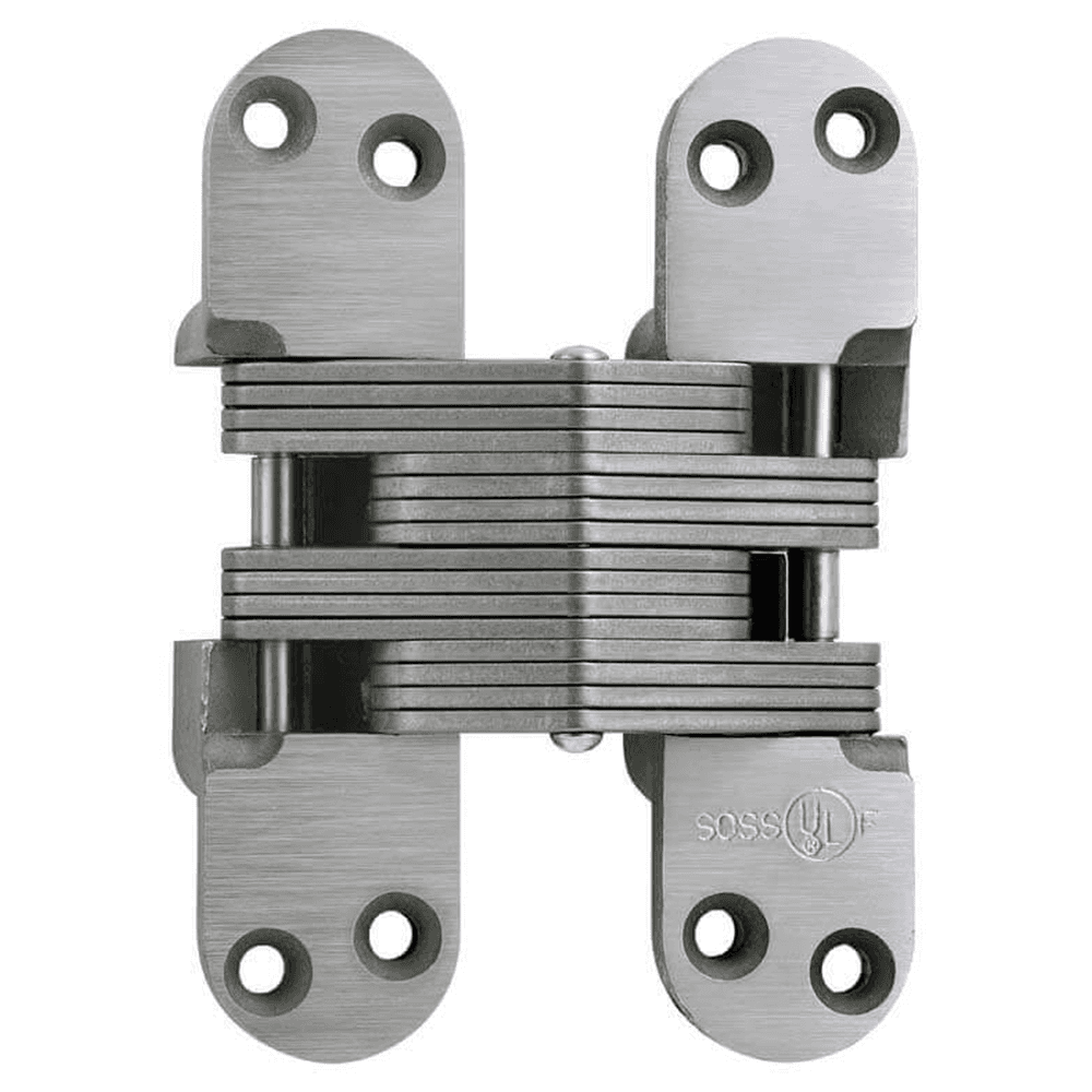 2" 220SS Invisible Hinge, Satin Stainless Steel