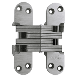 2" 220SS Invisible Hinge, Satin Stainless Steel