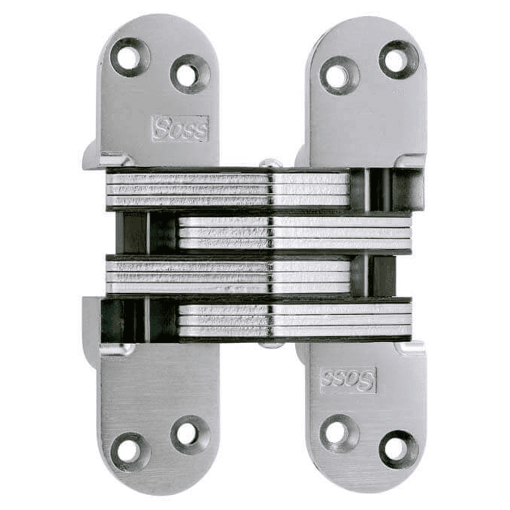 220 Invisible Hinge, Satin Chrome