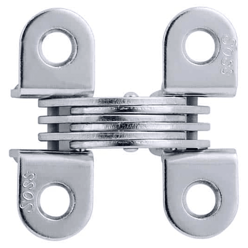 314 Invisible Hinge, Satin Chrome