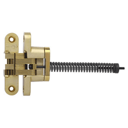1-3/8" 416IC Invisible Hinge Closer, Satin Brass