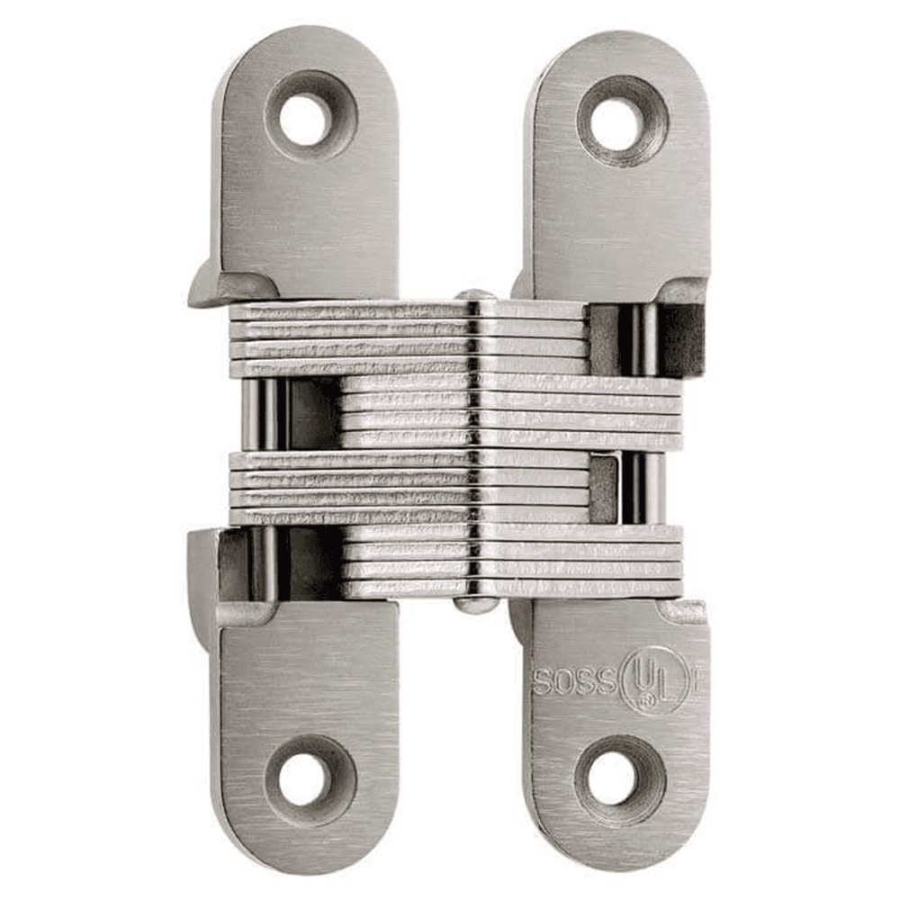 1-3/8" 416 Invisible Hinge, Satin Nickel