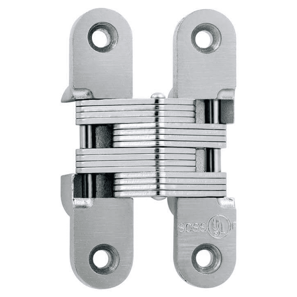 1-3/8" 416 Invisible Hinge, Satin Chrome