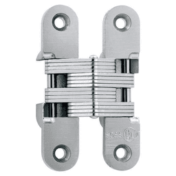 1-3/8" 416 Invisible Hinge, Satin Chrome