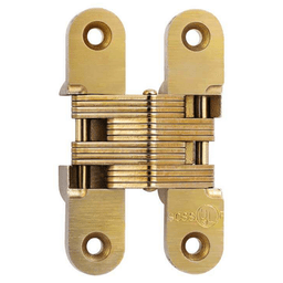 1-3/8" 416 Invisible Hinge, Satin Brass
