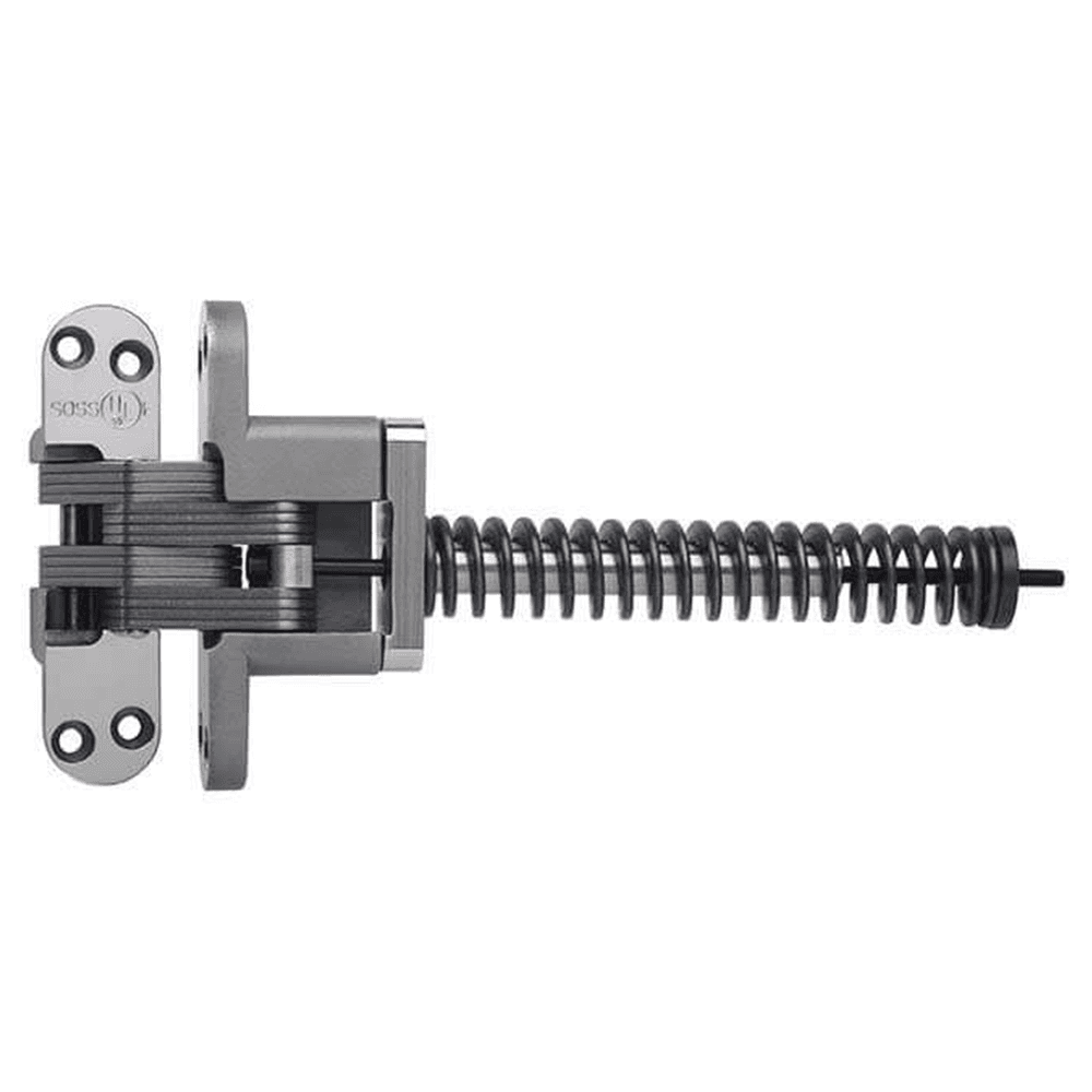 1-3/4" 418SSIC Invisible Closer Hinge, Bright Stainless Steel