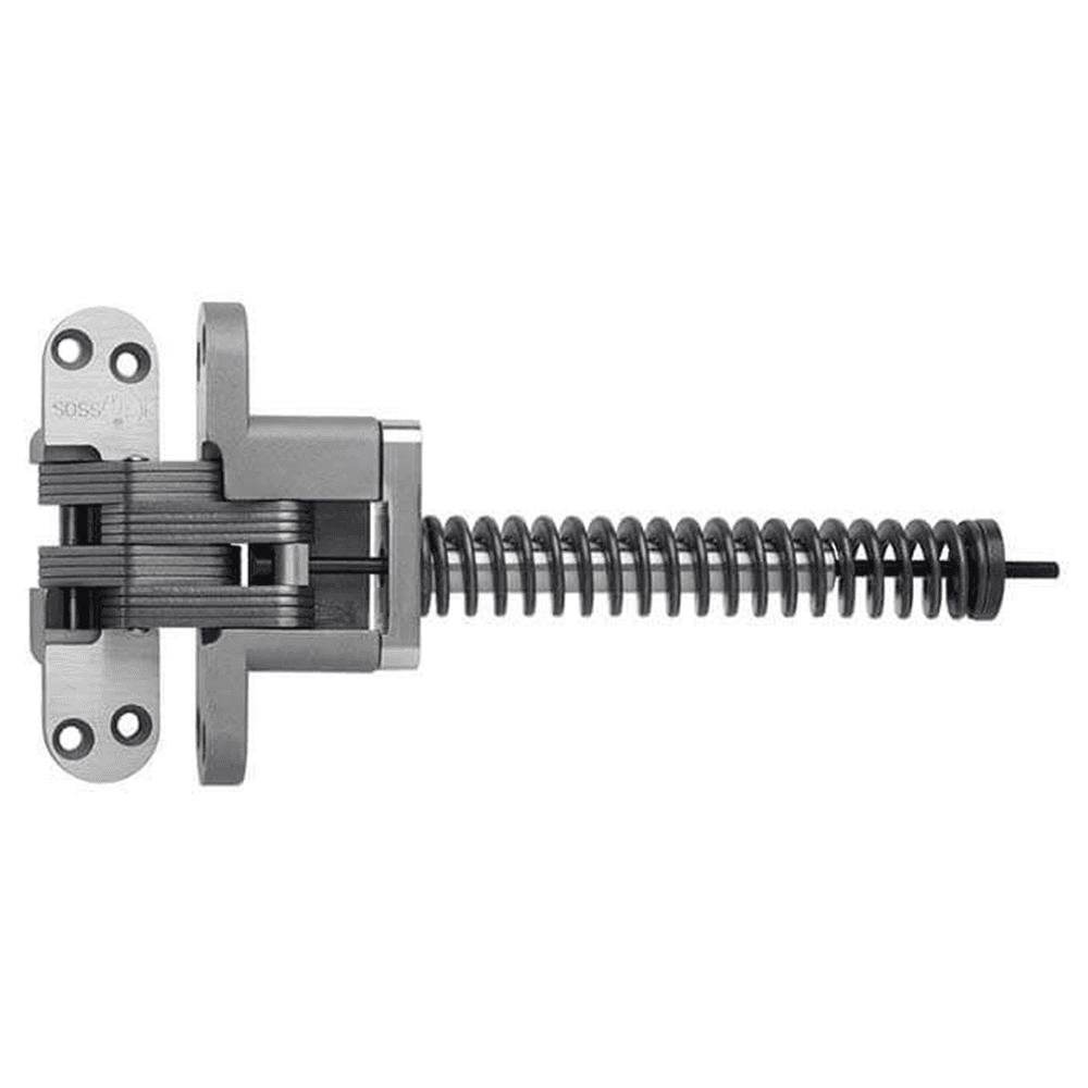 1-3/4" 418SSIC Invisible Closer Hinge, Satin Stainless Steel