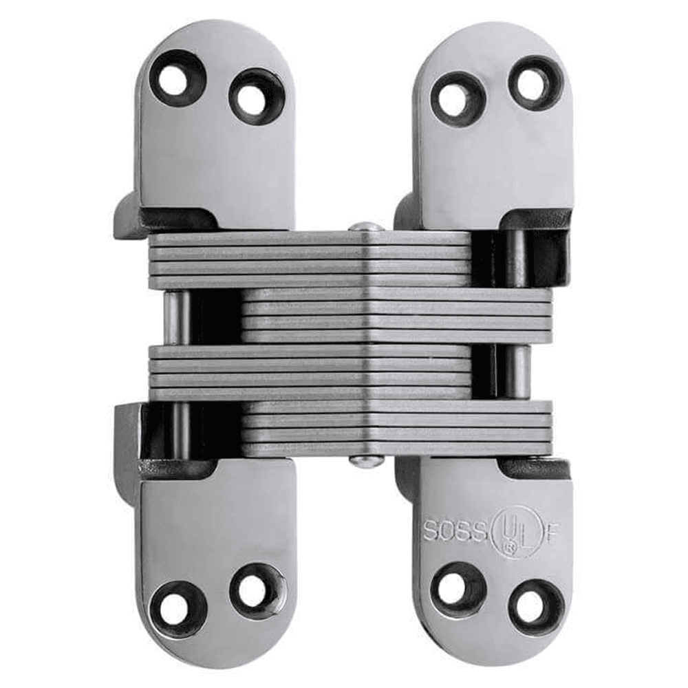 1-3/4" 418SS Invisible Hinge, Bright Stainless Steel