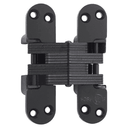 1-3/4" 418 Alloy Steel Invisible Hinge, Black