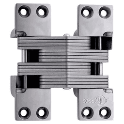 420SS Invisible 180° Opening Hinge, Satin Stainless Steel