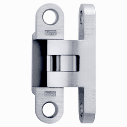 504 Wrap Around Invisible 92° Opening Hinge, Satin Chrome