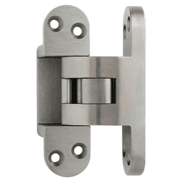 518 Wrap Around Invisible 92° Opening Hinge, Satin Nickel