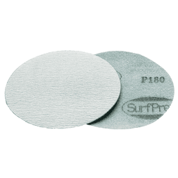 5" Hook & Loop 320 Grit No Holes Sanding Disc, Aluminum Oxide on Film (100/Box)