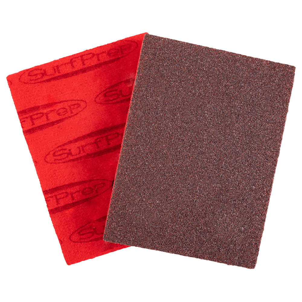 Fine Grit Aluminum Oxide ProFoam Abrasive Pad, 3" x 4" x 5mm (200/Box)