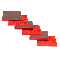 Variety Pack Aluminum Oxide ProFoam Sanding Pad, 3" x 4" x 5mm/10mm/12.7mm