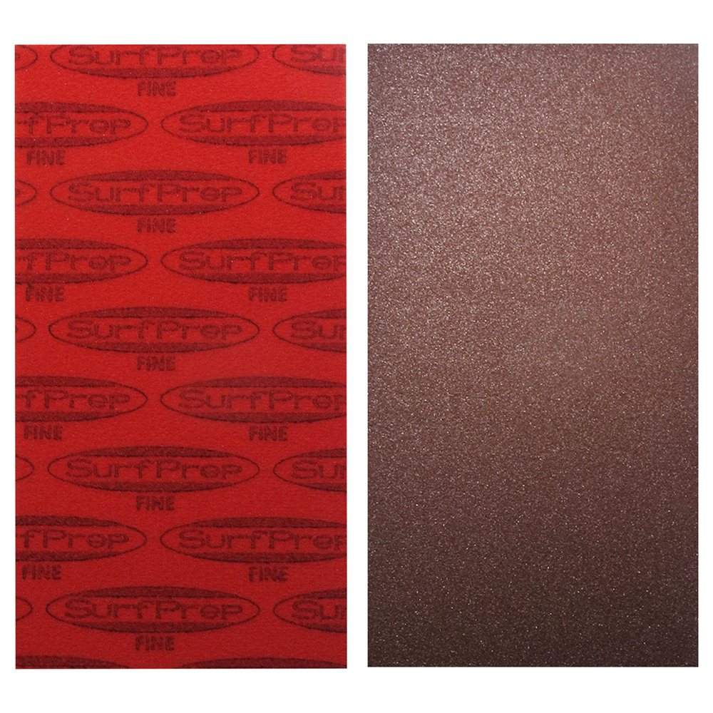 Medium Grit Aluminum Oxide ProFoam Abrasive Pad, 3" x 7" x 1/2" (100/Box)