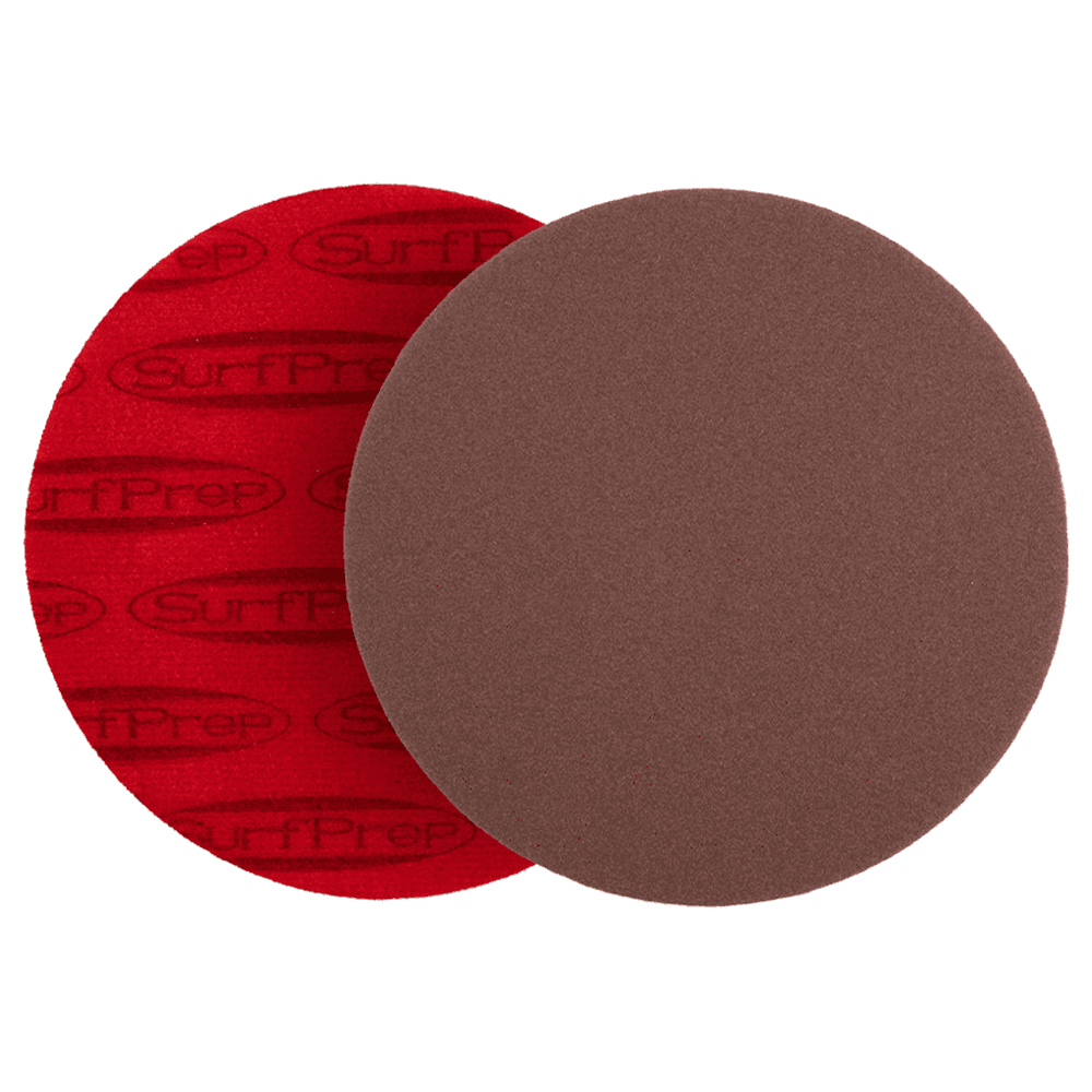6" x 5mm Thick Hook/Loop 120-150 Grit No Holes ProFoam Abrasive Disc (100/Box)