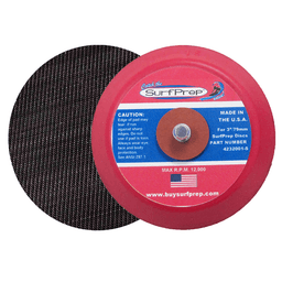 3" Hook and Loop Backup Backing Pad, No Holes