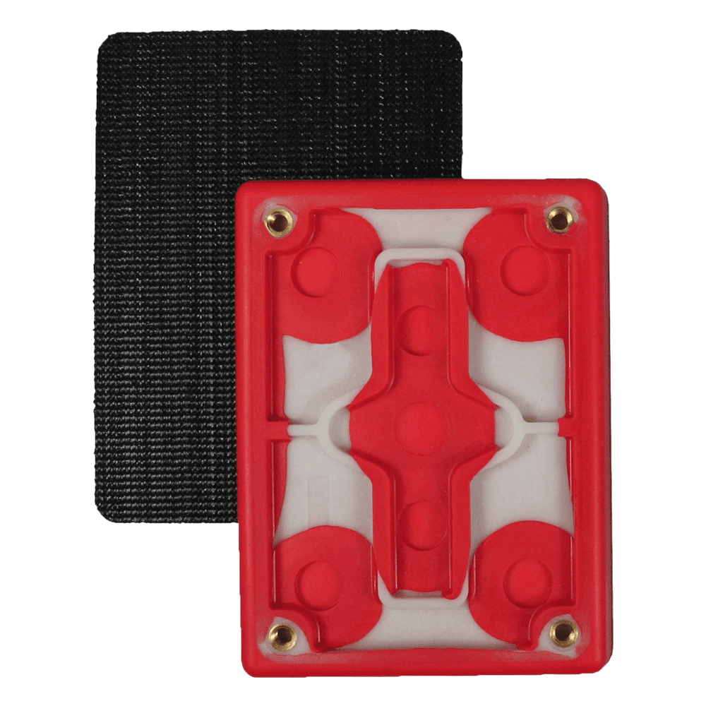 4" x 3" J-Hook Non-Vacuum Backup Pad, No Holes