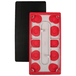 7" x 3-2/3" Backup Backing Pad, No Holes
