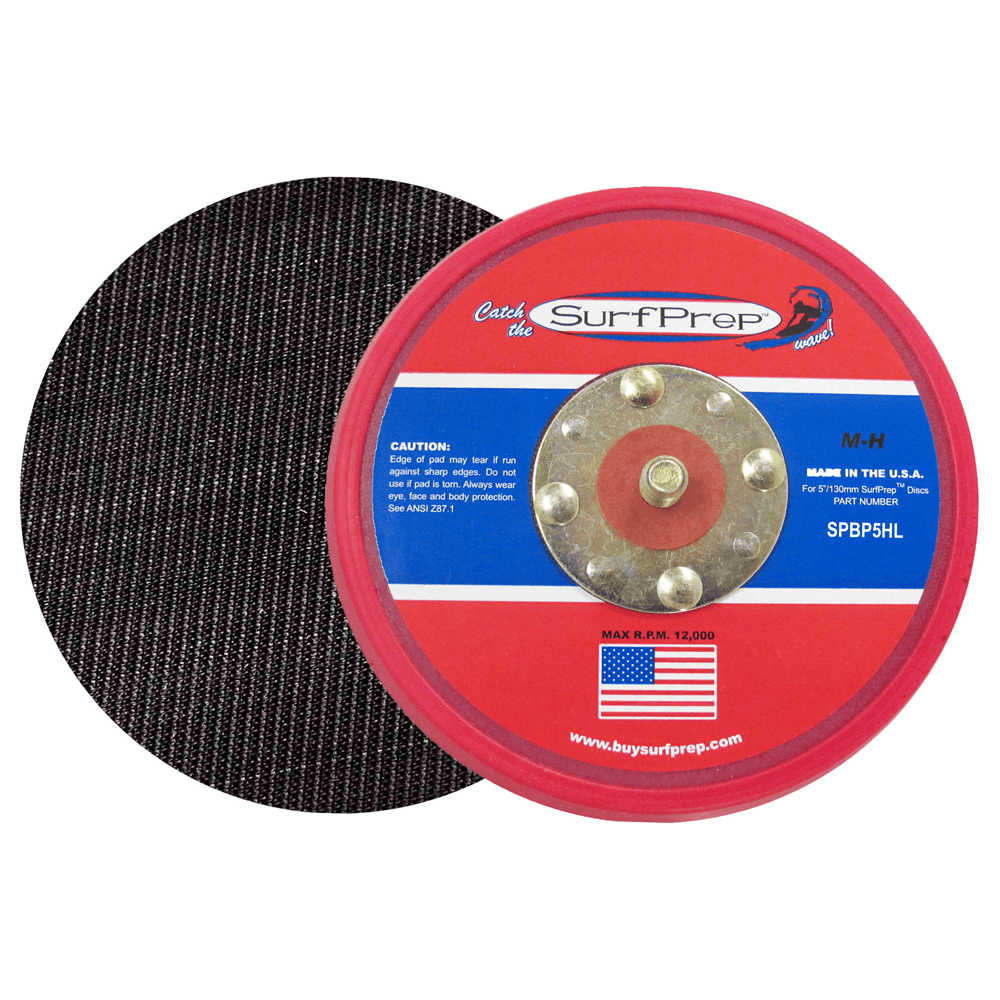 5" PSA Backup Backing Pad, No Holes, Vortex