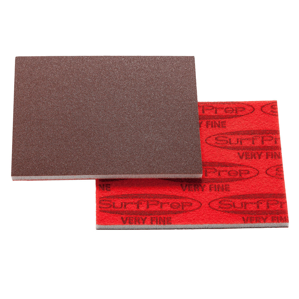 Medium Grit Aluminum Oxide Sanding Sponge, 3" x 4" x 13/64"