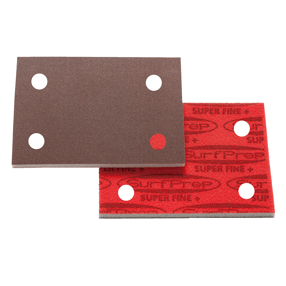 Very Fine Grit Aluminum Oxide Foam Pad, 4" x 3" x 5mm