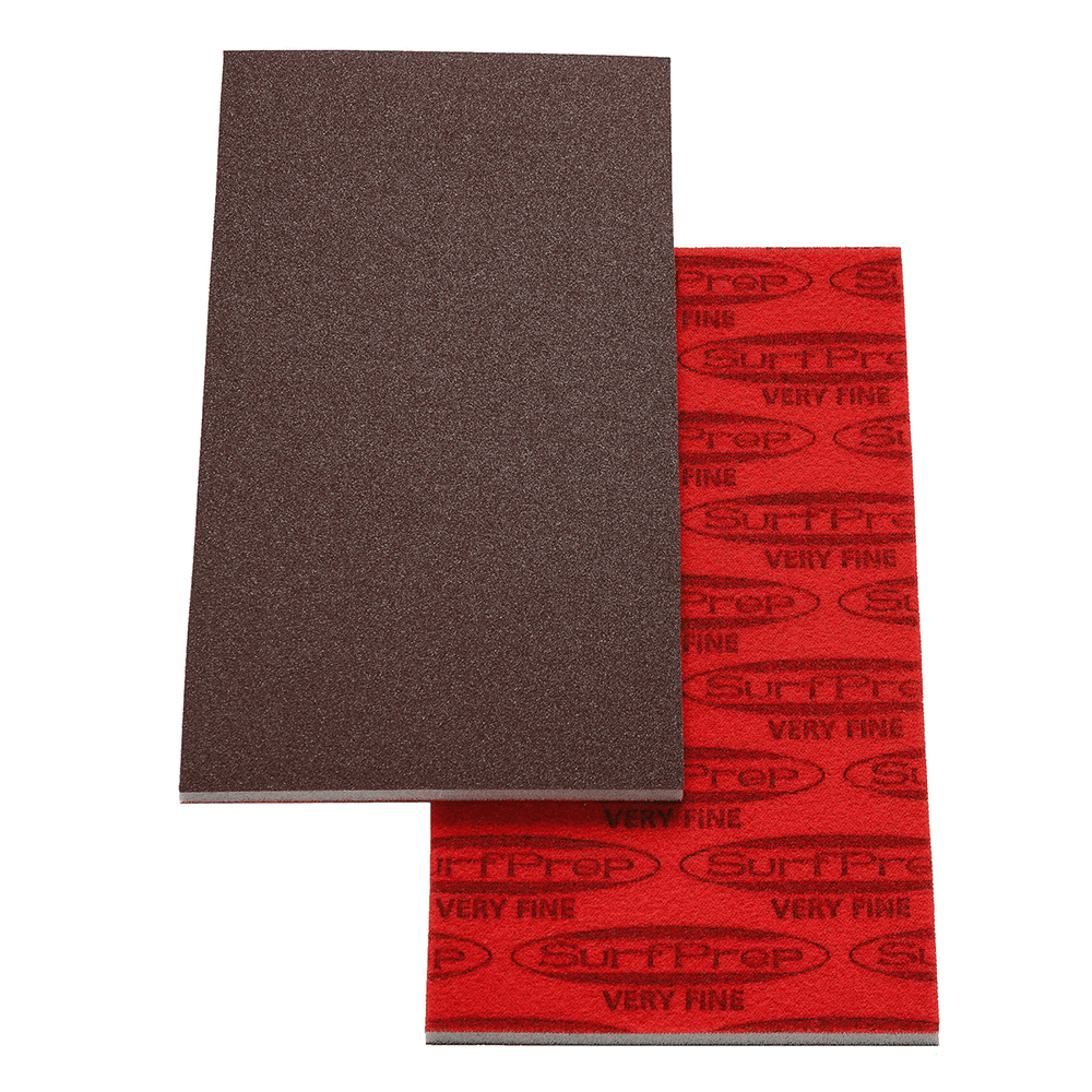 Medium+ Grit Aluminum Oxide Sanding Sponge, 3-2/3" x 7" x 13/64