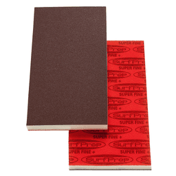 150-180 Grit Aluminum Oxide Foam Abrasive Pad, 7" x 3-2/3" x 1/2