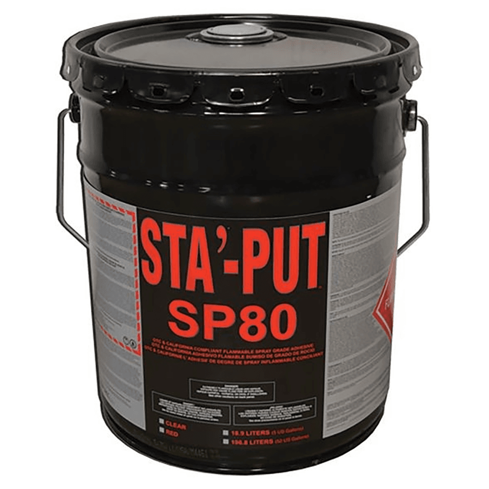 SP80 Low VOC Bulk Contact Adhesive, Clear, 52 Gallon Drum