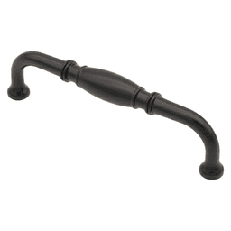 5-3/64" Heritage Handle Pull, Matte Black