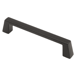 5-3/64" City Style Cabinet Pull, Matte Black