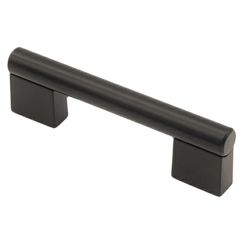 3-25/32" City Style Cabinet Pull, Matte Black, 4-1/16" Length