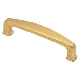 3-25/32" Skyline Cabinet Pull, Brushed Satin Brass, 4-9/32" Length
