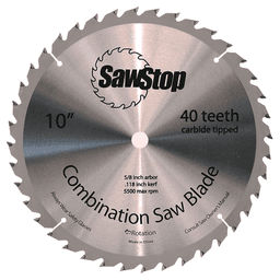 10" x 40 Teeth Combination Saw Blade