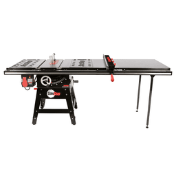Contractor 1.75HP Saw with 52” Professional T-Glide Advance Fence, Rails & Extension Table