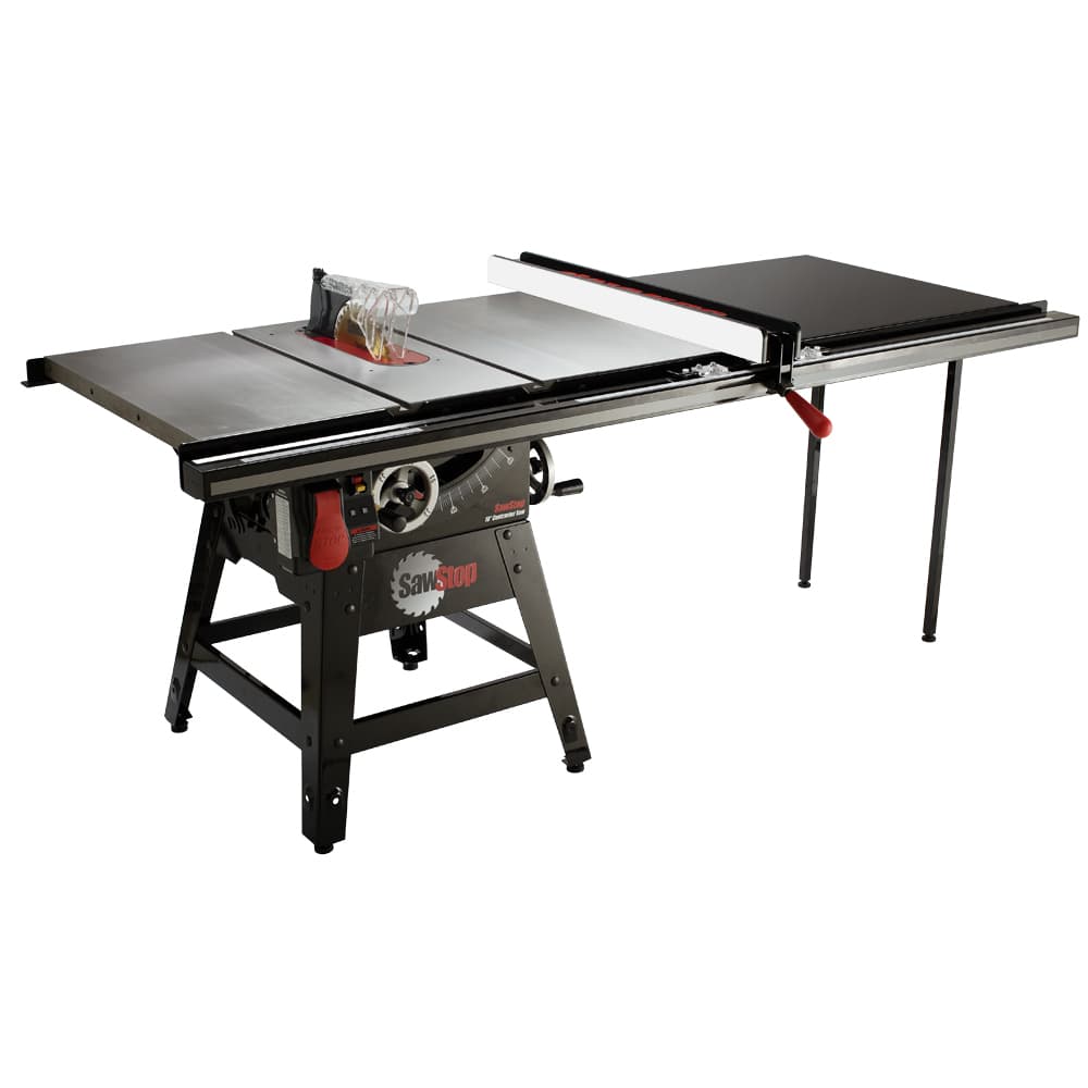 SawStop Contractor Table Saw with T-Glide Fence 52" 1.75HP 1Ph 120V