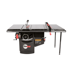 Industrial 7.5HP, 3ph, 230v Cabinet Saw with 36” Industrial T-Glide Advance Rip Fence, Rails & Extension Table