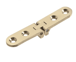 Flip-Top Table 180° Opening Hinge, 1/2", Polished Brass