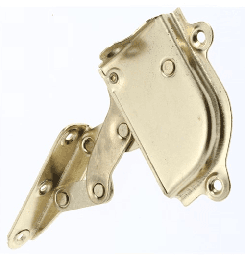 Heavy-Duty Lift-Up Scissor Hinge, Brass-Plated